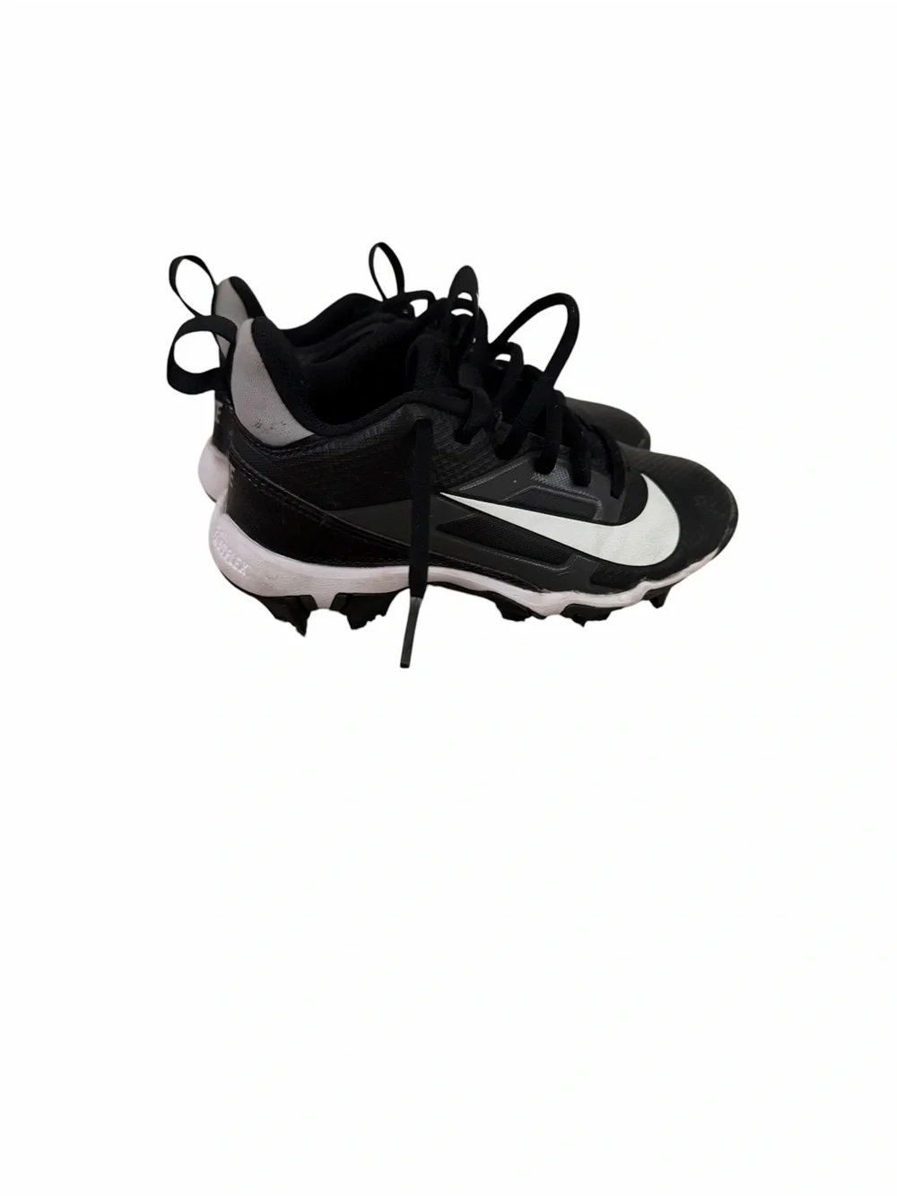 Boys Nike Menace 4 Shark Black and White Football Cleats